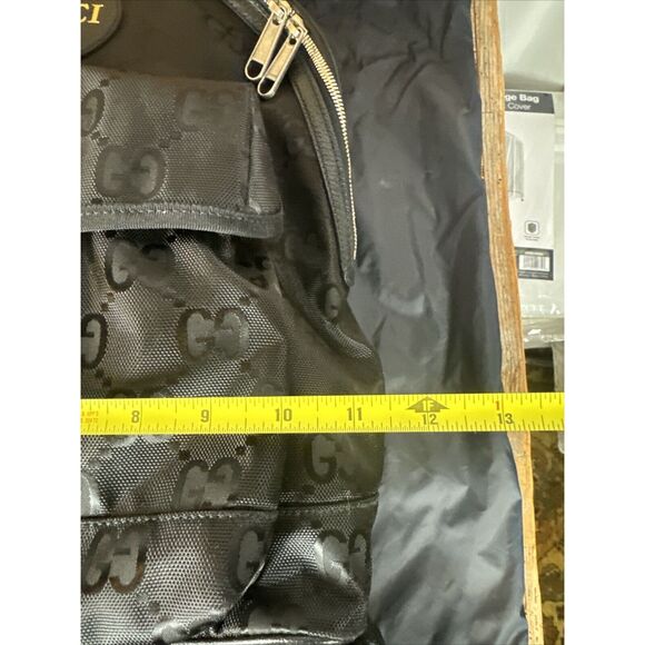 GUCCI Off The Grid GG Nylon Backpack Bag Black 644992 - Picture 12 of 14